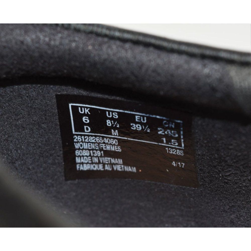 Clarks Everlay Heidi Black Monkstrap Wedge Loafers - Picture 8 of 8